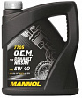 Масло моторное Mannol O.E.M Renault Nissan 5W40, 4л